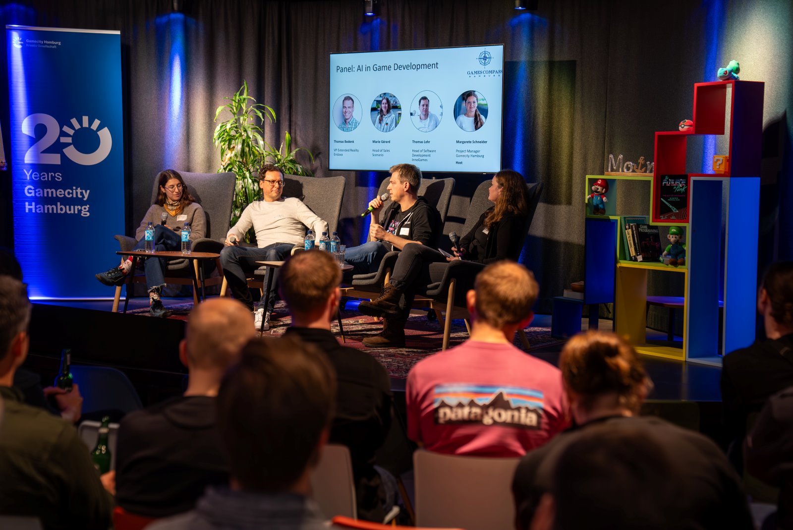 Panel Diskussion in InnoGames Townhall zu "KI in der Spieleentwicklung"