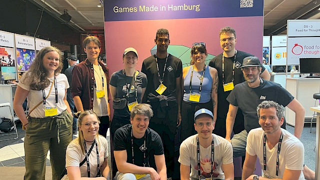 Gamecity Hamburg & four Hamburg indie game studios and developers at Nordic Game 2024