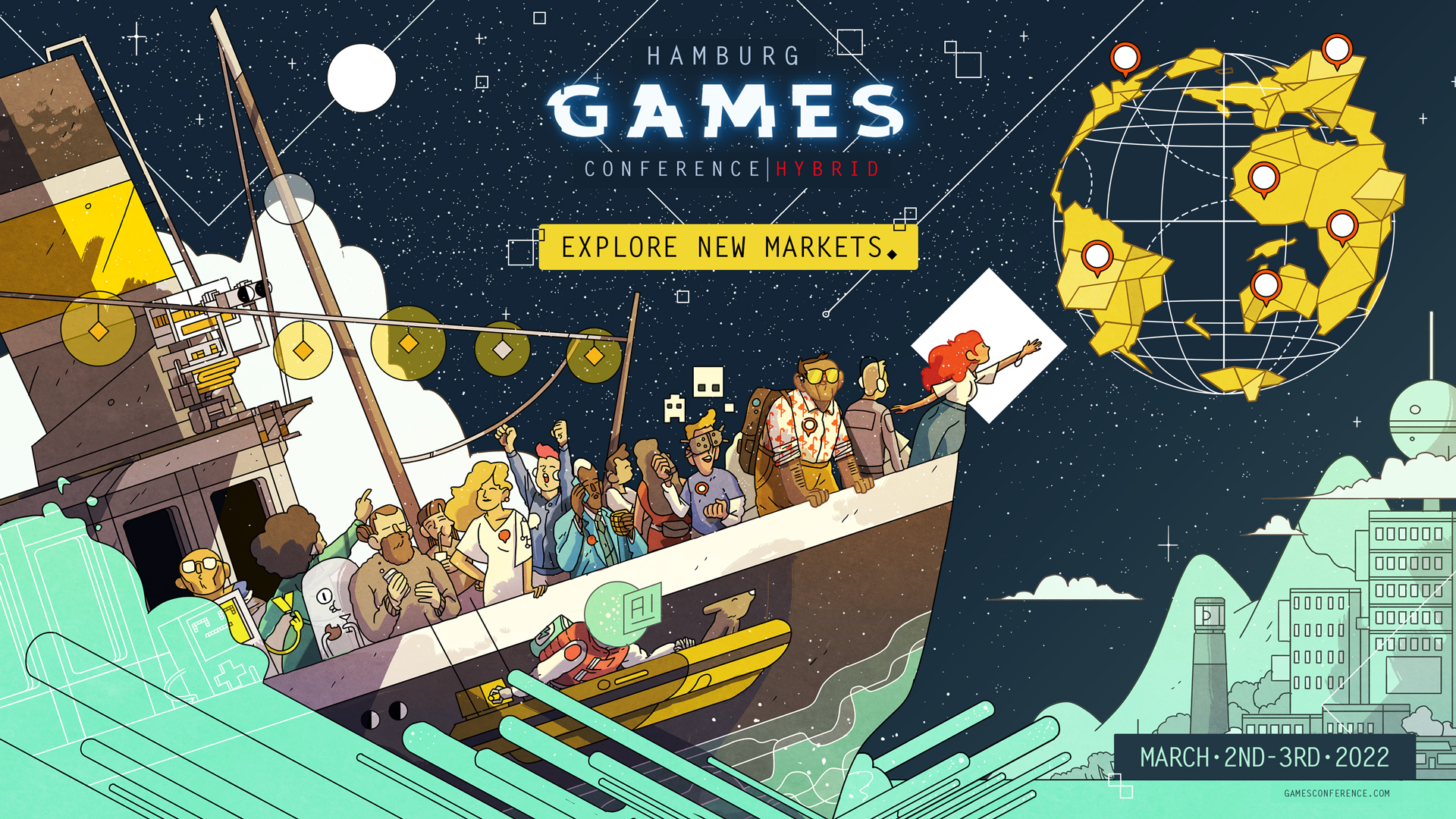 The Gamecity Online Hub: Hamburg's games industry as a browser